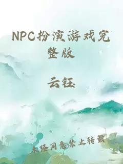 NPC扮演游戏完整版