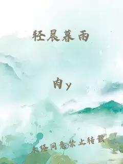 轻晨暮雨