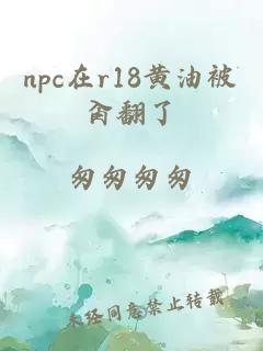 npc在r18黄油被肏翻了