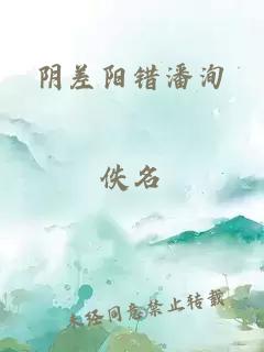 阴差阳错潘洵