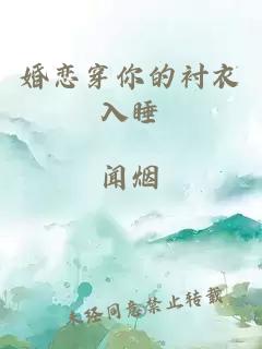 婚恋穿你的衬衣入睡